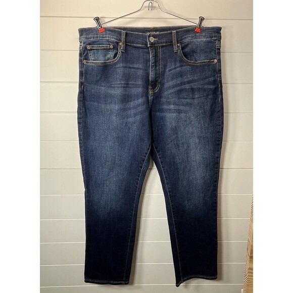 Lucky Brand Men’s Jeans 410 Athletic Straight 36/29 Medium Blue 5 Pocket Cowboy - Picture 3 of 13